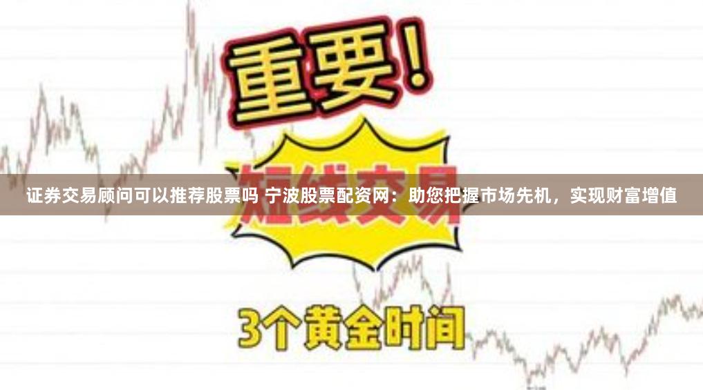 证券交易顾问可以推荐股票吗 宁波股票配资网：助您把握市场先机，实现财富增值